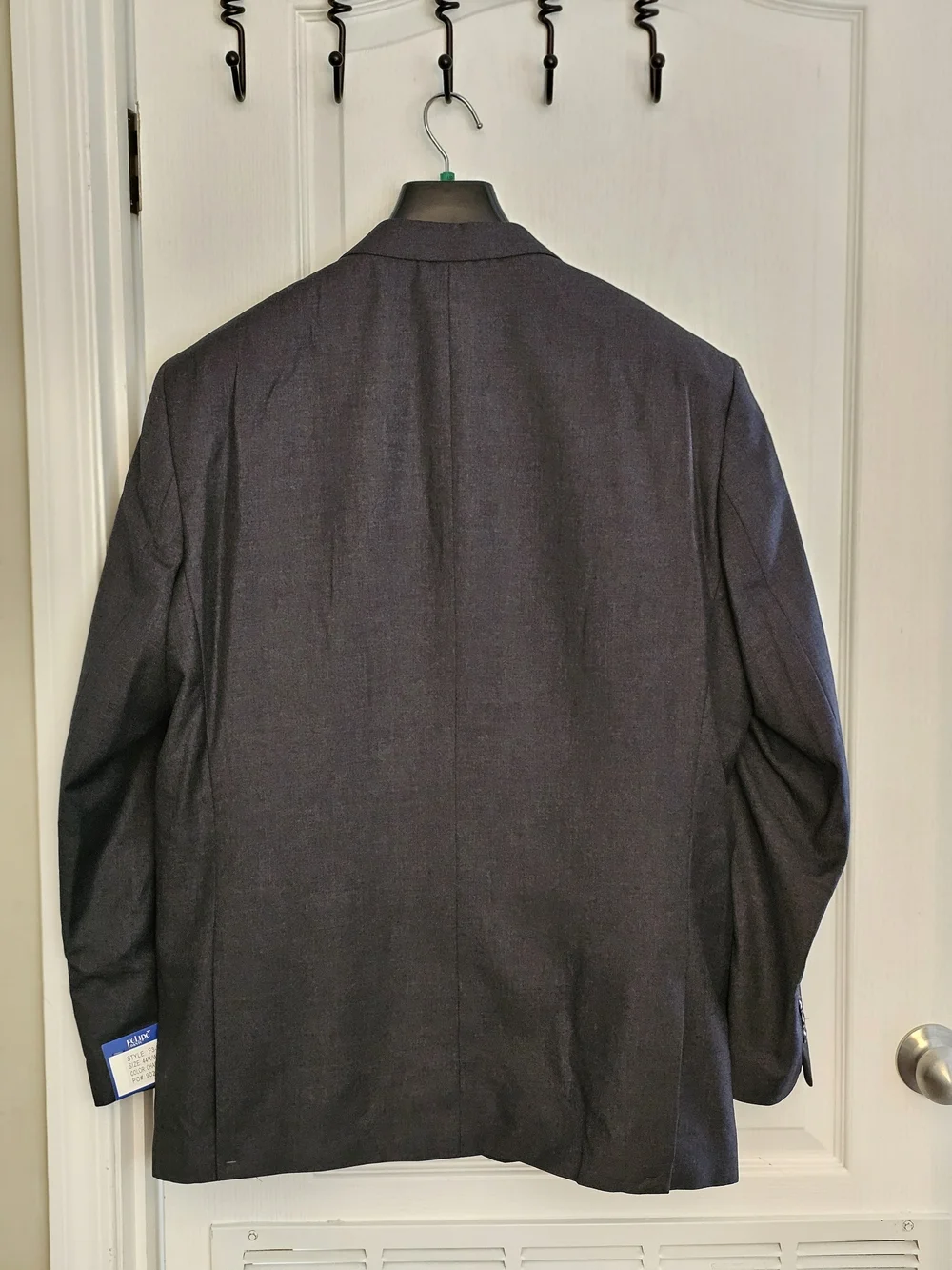 Felipe Dante Two Piece Luxury Mens Suit Charcoal F3-R Coat 44R Pants 40R NWOT